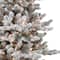 6.5ft. Pre-Lit Flocked Royal Majestic Douglas Fir Artificial Christmas Tree, Clear Lights